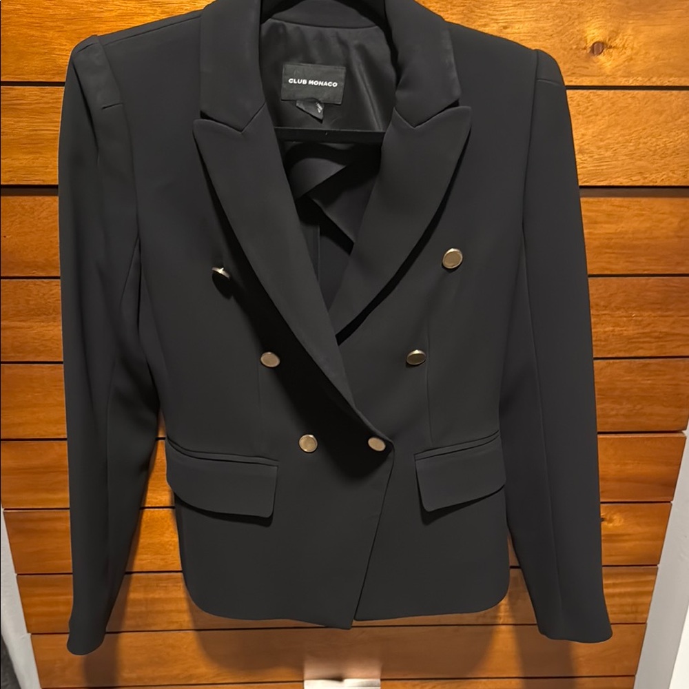 Club Monaco Black Women's Blazer